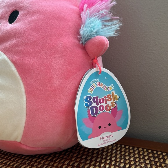 Squishmallow- Florent is an axolotl - Picture 3 of 4
